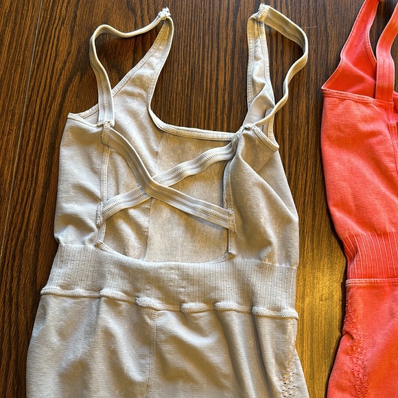 Free people movement one piece athletic bodysuit GREY ONLY size small - Picture 6 of 7